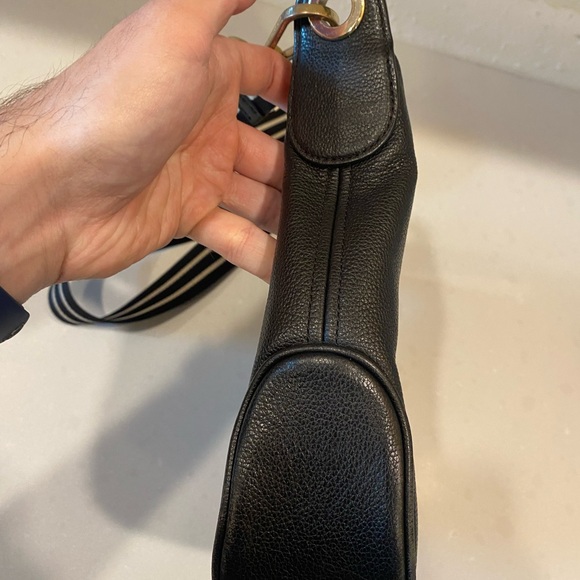 kate spade new york Leila Women's Pebbled Leather North South Crossbody Bag Blk - Picture 6 of 16